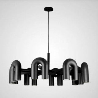 Подвесная люстра Inodesign Fanny Black 8 40.10055